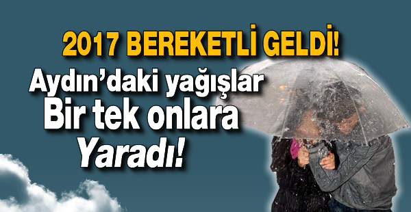 Yağışlar Bir Tek Onlara Yaradı!