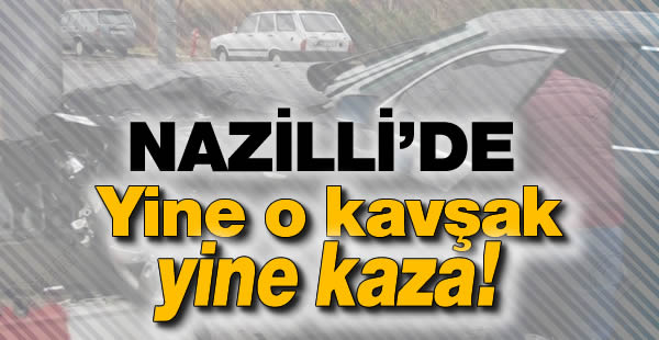 Nazilli Uğur Derin Dondurucu Kavşağında Trafik Kazası!
