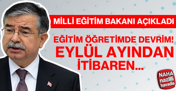 Milli Eğitim Bakanı yeni müfredatı açıklıyor