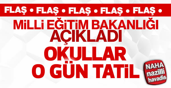 Milli Eğitim Bakanı'ndan tatil açıklaması