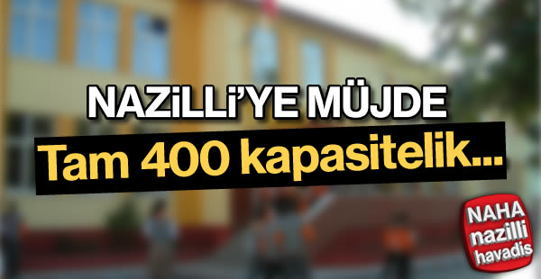 Nazilli'ye yeni okul