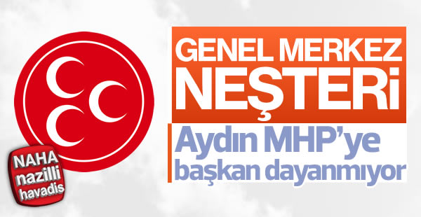 Aydın MHP’ye Başkan Dayanmıyor
