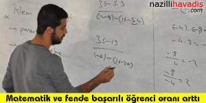 Matematik ve fende başarılı öğrenci oranı arttı