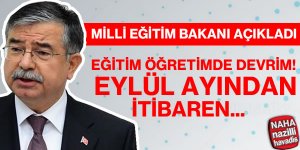 Milli Eğitim Bakanı yeni müfredatı açıklıyor