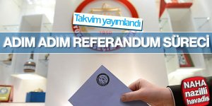 Referandum takvimi Resmi Gazete'de yayımlandı