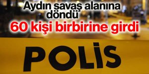 60 kişi birbirine girdi: 2 yaralı