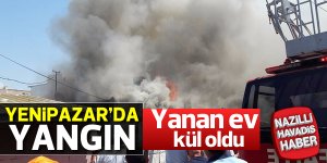 Yenipazar'da yangın