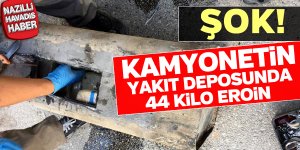 Kamyonetin yakıt deposunda eroin çıktı
