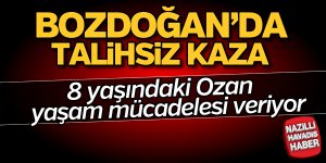 Motosiklet yayaya çarptı; 1 ağır yaralı