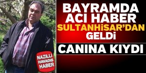 Canına kıydı