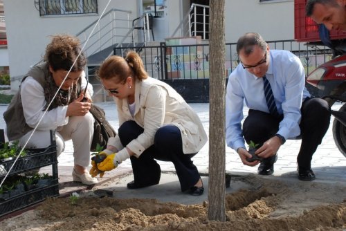 1001 Sevgi Gönüllüleri Çiçek Dikti