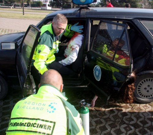 112'den Nefes Kesen Kurtarma Tatbikatı