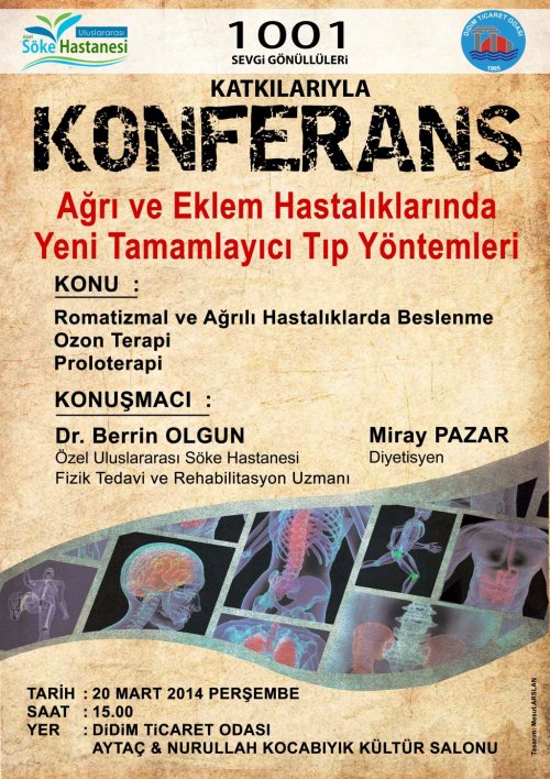 Ağrı ve Eklem Hastalıkları Didim’de Ele Alınacak