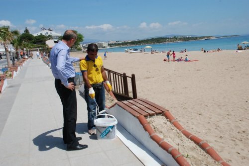 Altınkum Sezona Tüm Hızıyla Hazırlanıyor