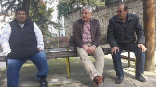 Altıntaş, taksicilerin çayını içti