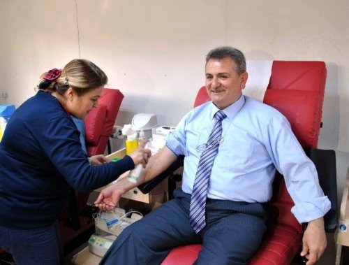Aydın esnafından kan bağışına anlamlı destek