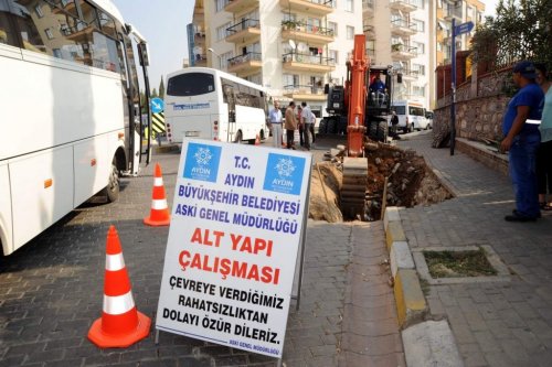 Aydın'da Alt Geçitdeki Su Taşkınları Son Buluyor