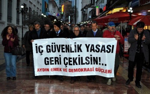 Aydın’da güvenlik Tasarısı yürüyüşü