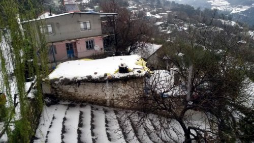 Aydın’ı Kar Değil Dolu Beyaza Bürüdü