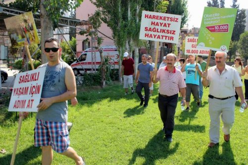 Aydınlı Sağlıkçılar ve Din Görevlileri Sağlık İçin Yürüdü