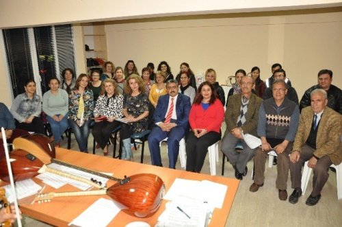 Başkan Alıcık THM korosunun konser hazırlıklarını izledi