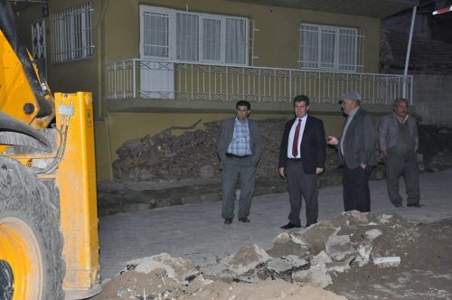 Başkan Mehmet Erol, Çalışmaları Yerinde İnceledi