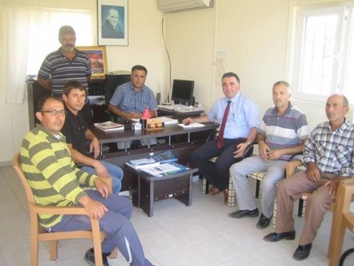 Başkan Sandalcı, muhtarları ziyaret etti