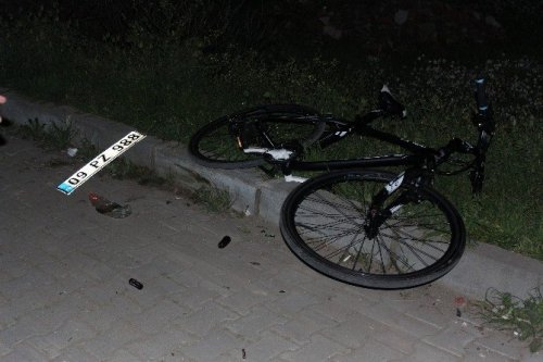 Bisikletli gençlere çarpıp olay yerinden kaçtı