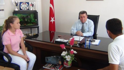 Bıyıksız, İl Müdürü Akın’ı ziyaret etti