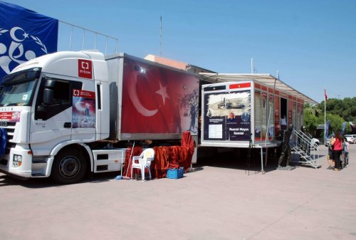 Çanakkale 100. Yıl Gezici Müzesi Aydın 'a Geldi