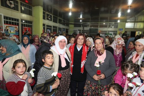 Çerçioğlu, Bozdoğan’da Kadınlarla Buluştu