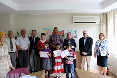 'Dengeli Besleniyorum' Resim Yarışması Birincileri Ödüllerini Aldı