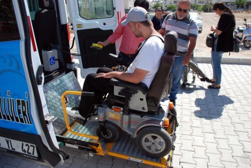 Didim’de Engelliler Aracı Hizmete Girdi