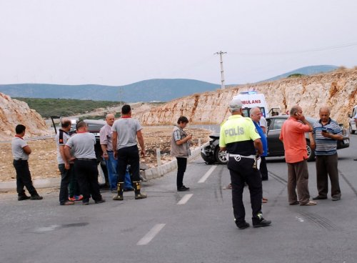 Didim’de Trafik Kazası: 1 Yaralı
