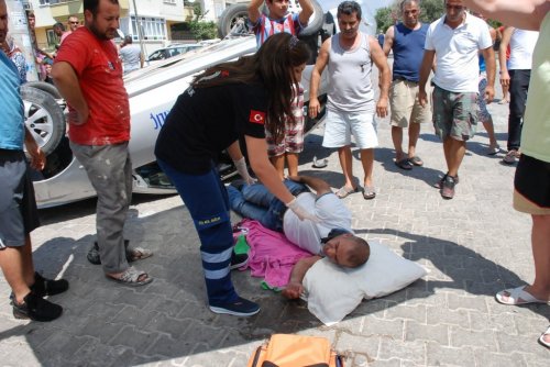 Didim’de Trafik Kazası: 1 Yaralı