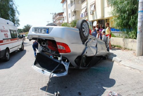 Didim’de Trafik Kazası: 1 Yaralı
