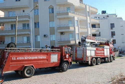 Didim’de yangından etkilenen ingiliz vatandaş son anda kurtarıldı