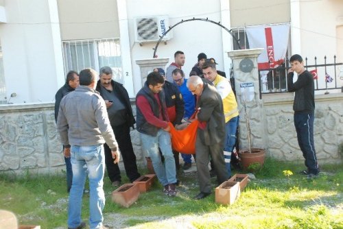 Didim’de yangından etkilenen ingiliz vatandaş son anda kurtarıldı