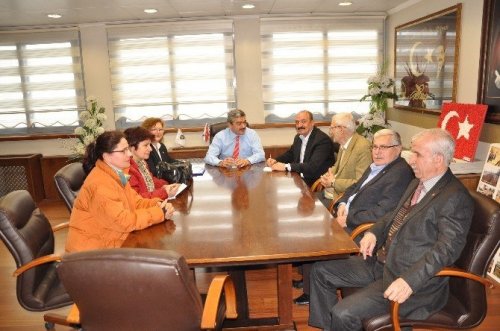 Emekli ve yaşlı sorunları meclisi Başkan Alıcık’ı ziyaret etti