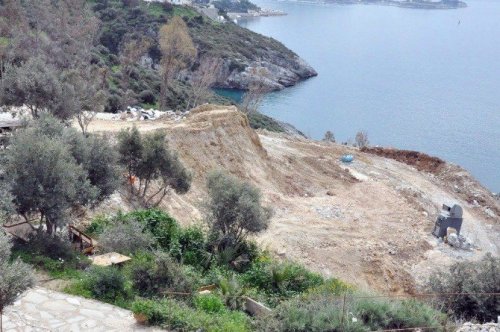 Fokların yuvalama alanındaki kaçak inşaata tepki
