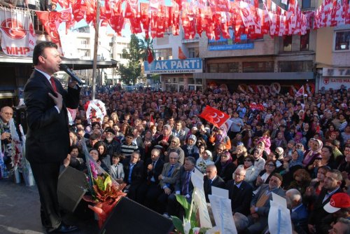 Germencik Seçim Bürosu Açılışı Mitinge Dönüştü