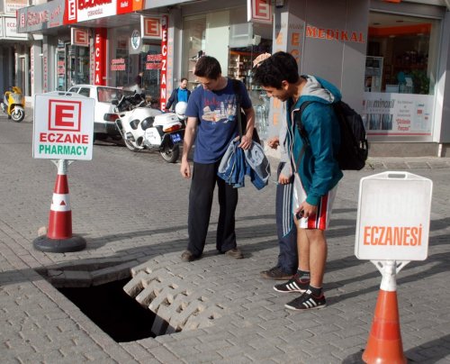 Göçüğü Erken Farkeden Esnaf Olası Faciayı Önledi