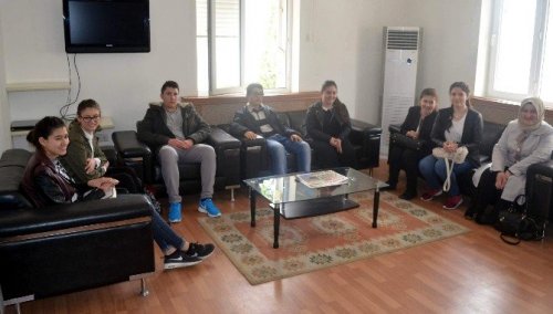 Gurbetçi öğrenciler Germencik Belediyesi’ni ziyaret etti