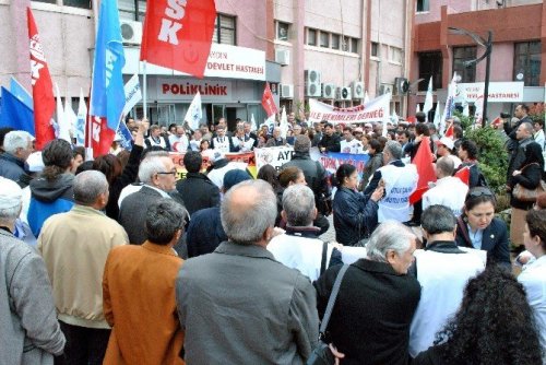 Hekimler iş bıraktı