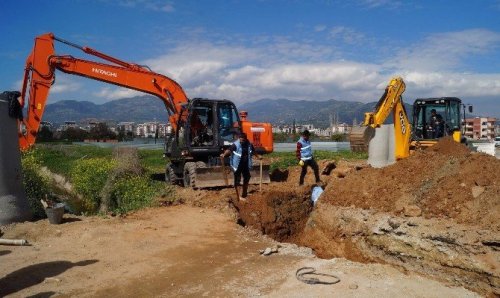 Işıklı’da Yağmur Suyu Hattı Çalışması