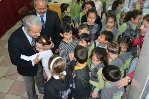Kaymakam Aksoy veliler ve öğrencilerle söyleşi yaptı