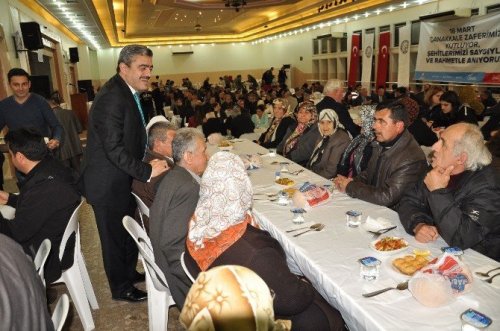 Kaymakamlık Şehit ve Gazi yakınlarına yemek verdi