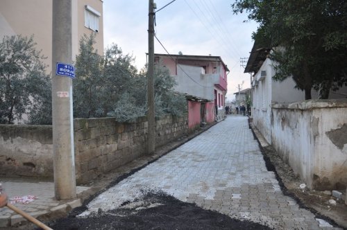 Nazilli Belediyesi, Sümer Mahallesi'nde kota yükseltme çalışması yapıyor