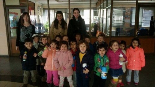 Nazilli’de anaokulu öğrencileri Başkan Alıcık'ı ziyaret etti