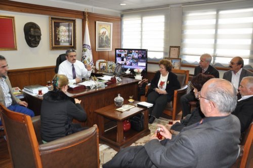 Nazilli'de Sivil Toplum Kuruluşları Başkan Alıcık’a ziyaret etti